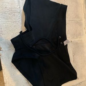 Black Shorty Swim Bottoms